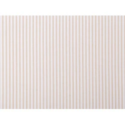 Bumbac imprimat cu dungi - Bej deschis (1 Metru)