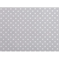 Material bumbac, imprimeu buline - Gri deschis (1 Metru)