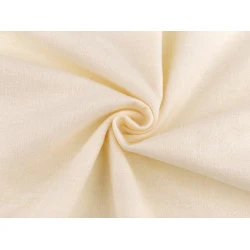 Bumbac flanelat uni - Crem deschis (1 Metru)
