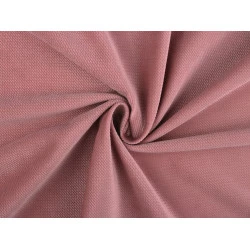 Catifea structurată uni - Roz vintage (1 Metru)