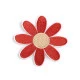 Aplicație termoadezivă - floare - Roz mediu (1 Bucată)