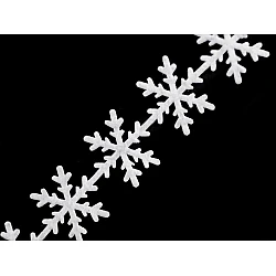 Fulgi de zăpadă din fetru - Alb (25 Metri)