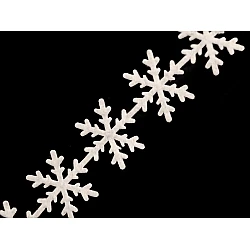 Fulgi de zăpadă din fetru - Crem foarte deschis (25 Metri)