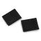 Aplicație / petic termoadeziv 3x4 cm - Negru (10 Bucăți)