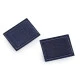 Aplicație / petic termoadeziv 3x4 cm - Albastru denim (10 Bucăți)