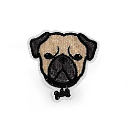 Aplicatie termoadeziva câine - Bej deschis (1 Bucată)