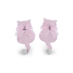 Aplicație de cusut pisică - Roz pudrat (1 Bucată)