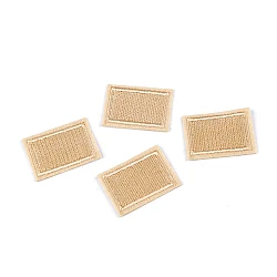 Aplicație termoadezivă / petic 2,3x3,3 cm - Bej deschis (10 Bucăți)