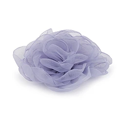 Floare de trandafir din organza ø8 cm - Lila (1 Bucată)