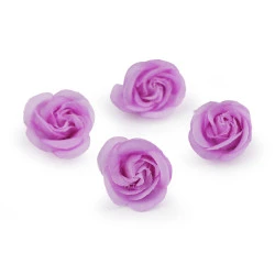 Floare de trandafir artificiala ø3 cm - Violet (10 Bucăți)