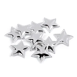 Stea de crăciun 3d ø30 mm - Argintiu (10 Bucăți)