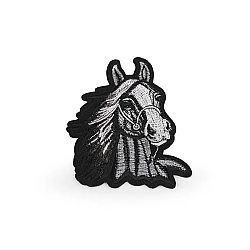 Aplicatie termoadeziva cal - Gri neutral (1 Bucată)