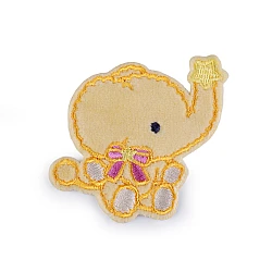 Aplicatie termoadeziva elefant - Galben deschis (10 Bucăți)