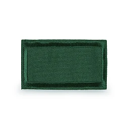 Aplicație termoadeziva 5,5x8,5 cm - Verde brad (10 Bucăți)