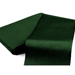 Panglică din tafta, lățime 10,8 cm - Verde închis (10 Metri)