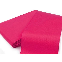 Panglică din tafta, lățime 10,8 cm - Roz intens (10 Metri)