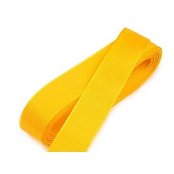 Panglică din tafta, lățime 20 mm - Galben (10 Metri)