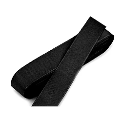 Panglică din tafta, lățime 20 mm - Negru (10 Metri)