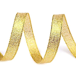 Panglică cu lurex, lățime 10 mm - Auriu (1 Metru)