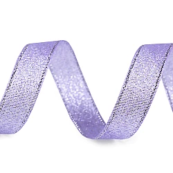 Panglică lurex / panglică lame, lățime 15 mm - Mov liliachiu (1 Metru)