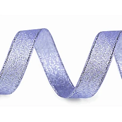 Panglică lurex / panglică lame, lățime 15 mm - Albastru delta (1 Metru)