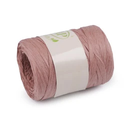 Rafie pentru impletit genti 5-8 mm - Roz pudrat (1 Bucată)