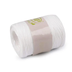 Rafie pentru impletit genti 5-8 mm - Alb (1 Bucată)