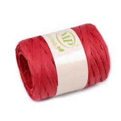 Rafie pentru impletit genti 5-8 mm - Roșu (1 Bucată)