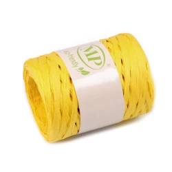 Rafie pentru impletit genti 5-8 mm - Galben (1 Bucată)