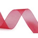 Panglica organza 28 mm - Roz pudrat (50 Metri)