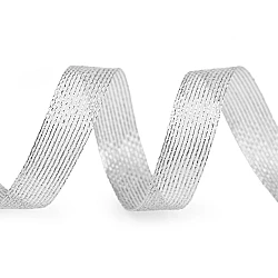 Panglică decorativă cu lurex 15 mm - Argintiu (5 Metri)