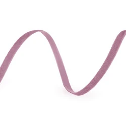 Panglica de catifea latime 3 mm - Roz pudrat (45 Metri)