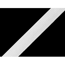 Elastic confecții, lățime 12 mm - Alb (300 Metri)