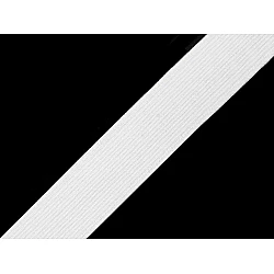 Elastic confecții, lățime 18 mm - Alb (100 Metri)