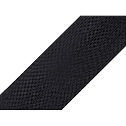 Elastic lat țesut, lățime 50 mm - Negru (25 Metri)