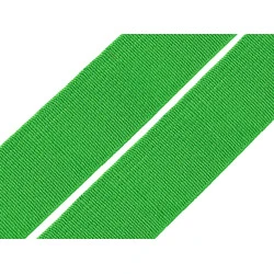 Elastic lat țesut, diverse culori, lățime 20 mm - Verde (25 Metri)