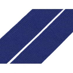Elastic lat țesut, diverse culori, lățime 20 mm - Albastru cobalt (25 Metri)
