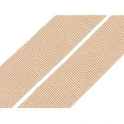 Elastic lat țesut, diverse culori, lățime 20 mm - Bej (25 Metri)