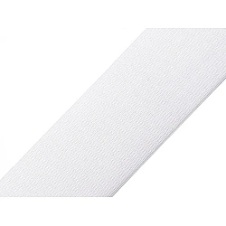 Elastic lat țesut, lățime 40 mm - Alb (5 Metri)