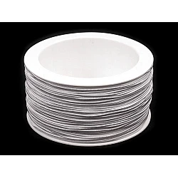 Elastic rotund, ø1,2 mm - Alb (50 Metri)