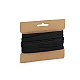 Elastic cu lurex, lățime 9 mm - Negru (90 Metri)