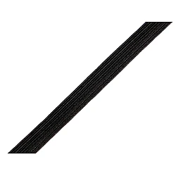 Elastic lenjerie intimă 8 mm - Negru (90 Metri)