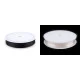 Fir elastic rotund, ø0,4-0,6 mm - Negru (1 Bucată) Fir elastic rotund, ø0,4-0,6 mm - Negru (1 Bucată)
