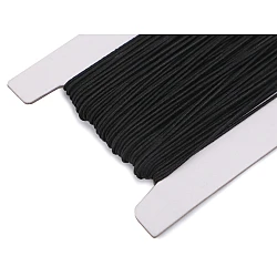 Elastic rotund, ø1 mm - Negru (25 Metri)