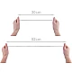 Elastic rotund, ø1 mm - Alb (25 Metri)