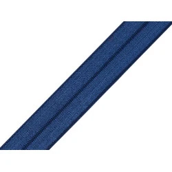 Elastic bias, lățime 18 mm - Albastru închis (5 Metri)