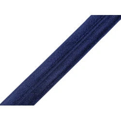 Elastic bias, lățime 20 mm - Albastru închis (1 Metru)