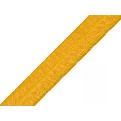 Elastic bias, lățime 20 mm - Galben muștar (1 Metru)