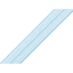 Elastic bias, lățime 20 mm - Albastru deschis (1 Metru)