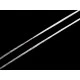 Fir elastic plat, 1 mm - Alb (25 Bucăți) Fir elastic plat, 1 mm - Alb (25 Bucăți)